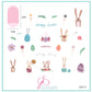 Bunny Bliss (CjSH-112) Etched Nail Art Stamping Plate
