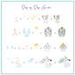 Heavenly Frost (CjSLE-08) Steel Nail Art Layered Stamping Plate