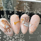 Heavenly Frost (CjSLE-08) Steel Nail Art Layered Stamping Plate