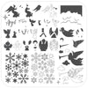 Heavenly Frost (CjSLE-08) Steel Nail Art Layered Stamping Plate