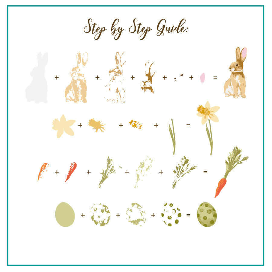 Hoppy Easter (CjSLE-13) Etched Nail Art Stamping Plate