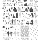 layered-nail-art-stamping-plate-with-images-of-couples-holding-hands-hugging-in-and-sitting-together-with-words-for-nail-art