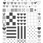 layered-nail-art-stamping-plate-with-designs-of-patchwork-hearts