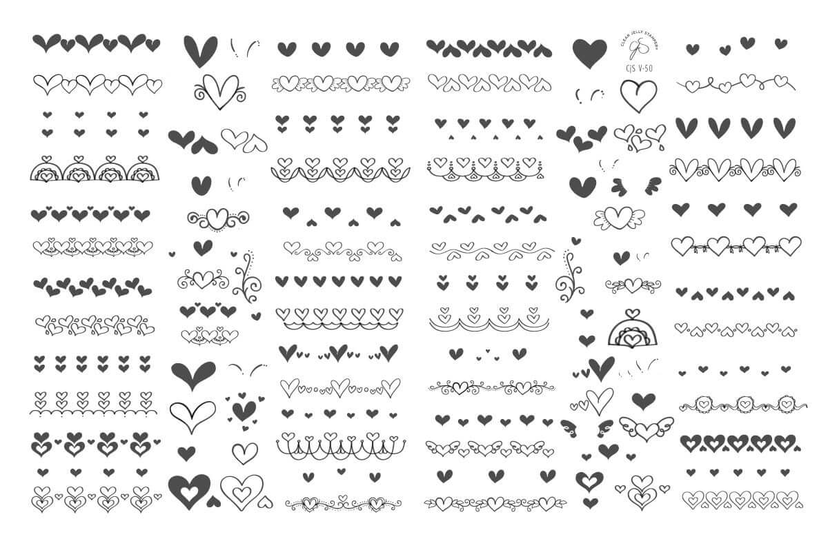 layered-nail-art-stamping-plate-with-designs-of-hearts-and-heart-patterns