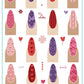Heart to Heart (CjSV-60) Etched Nail Art Stamping Plate
