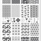 Heart to Heart (CjSV-60) Etched Nail Art Stamping Plate