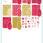 Garden Layers (CjS-411) Etched Nail Art Stamping Plate