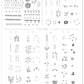 Beginner Edition (CjS-B-SIX) Steel Nail Art Stamping Plate