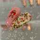 Gifts, Glides, and Holly Vibes - Wallpaper (CjSC-88) Steel Nail Art Layered Stamping Plate