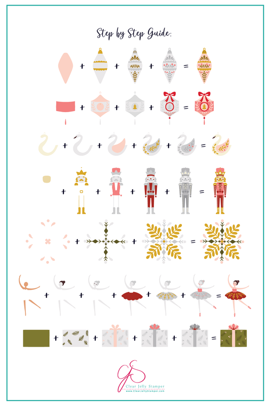 Sugarplum Express (CjSC-98) Etched Nail Art Stamping Plate