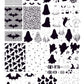 Pretty Little Ghosts (CjSH-126) Etched Nail Art Stamping Plate
