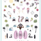 Creepy Beach (CjSH-127) Steel Nail Art Layered Stamping Plate
