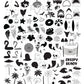 Creepy Beach (CjSH-127) Steel Nail Art Layered Stamping Plate
