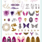 Macabre Muse (CjSH-128) Steel Nail Art Layered Stamping Plate