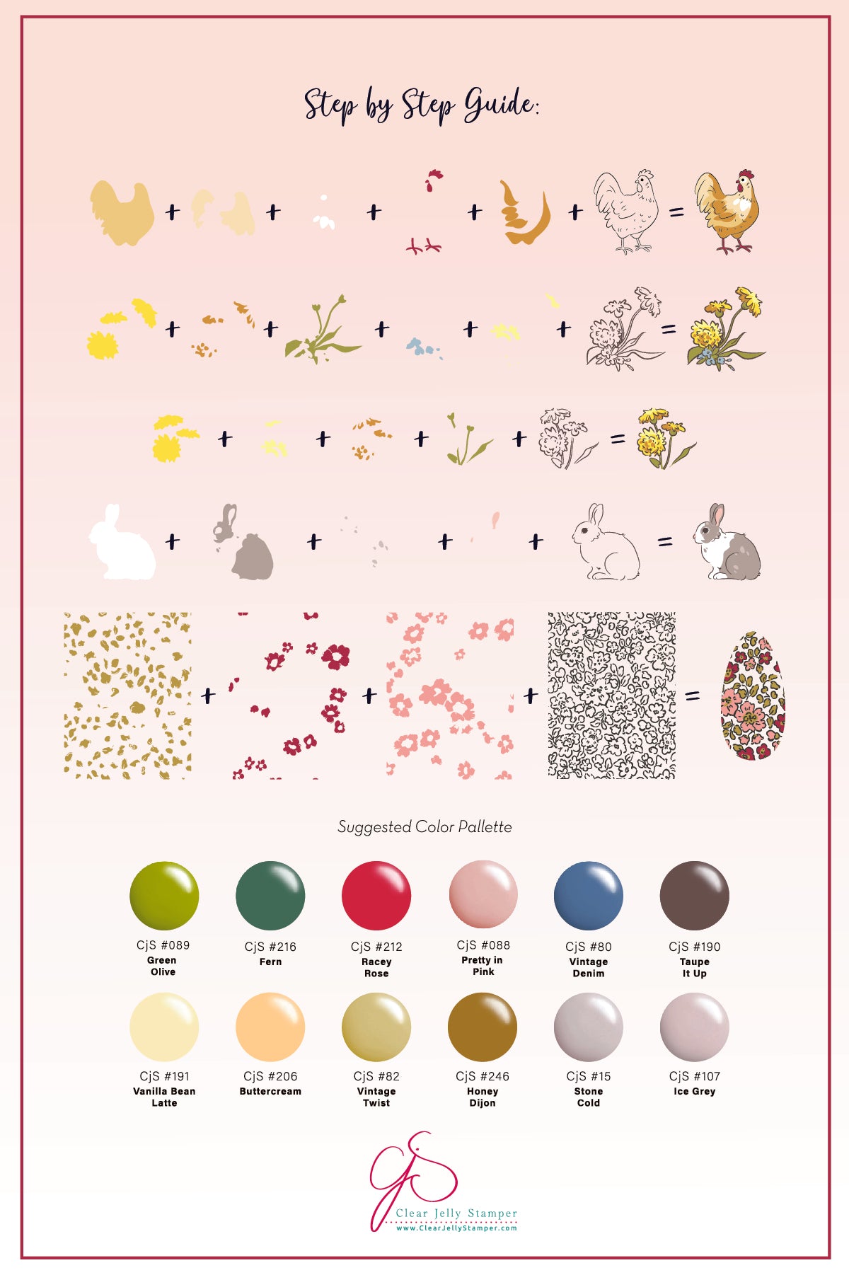 Easter on the Prairie (CjSH-136) Etched Nail Art Stamping Plate