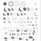 Lunar Lullaby (CjSLC-105) Etched Nail Art Stamping Plate