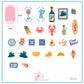 The Sweet Life (CjSLE-14) Etched Nail Art Stamping Plate