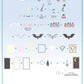 Paranormal Post (CjSH-125) Steel Nail Art Layered Stamping Plate