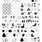 Easter Meadow (CjSH-134) Etched Nail Art Stamping Plate