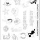 Coastal Cowgirl (BS-01) Steel Nail Art Stamping Plate