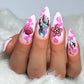 stunning-manicure-with-nail-art-designs-of-seashells-mermaid-cowgirl