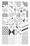 Dainty Delights - Two (CjS-310) Steel Nail Art Layered Stamping Plate
