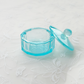 Glass Dappen Dish - Aqua