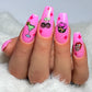stunning-manicure-showing-disco-themed-nail-art-disco-ball-lips-cocktail-glass-disco-ball-cherries