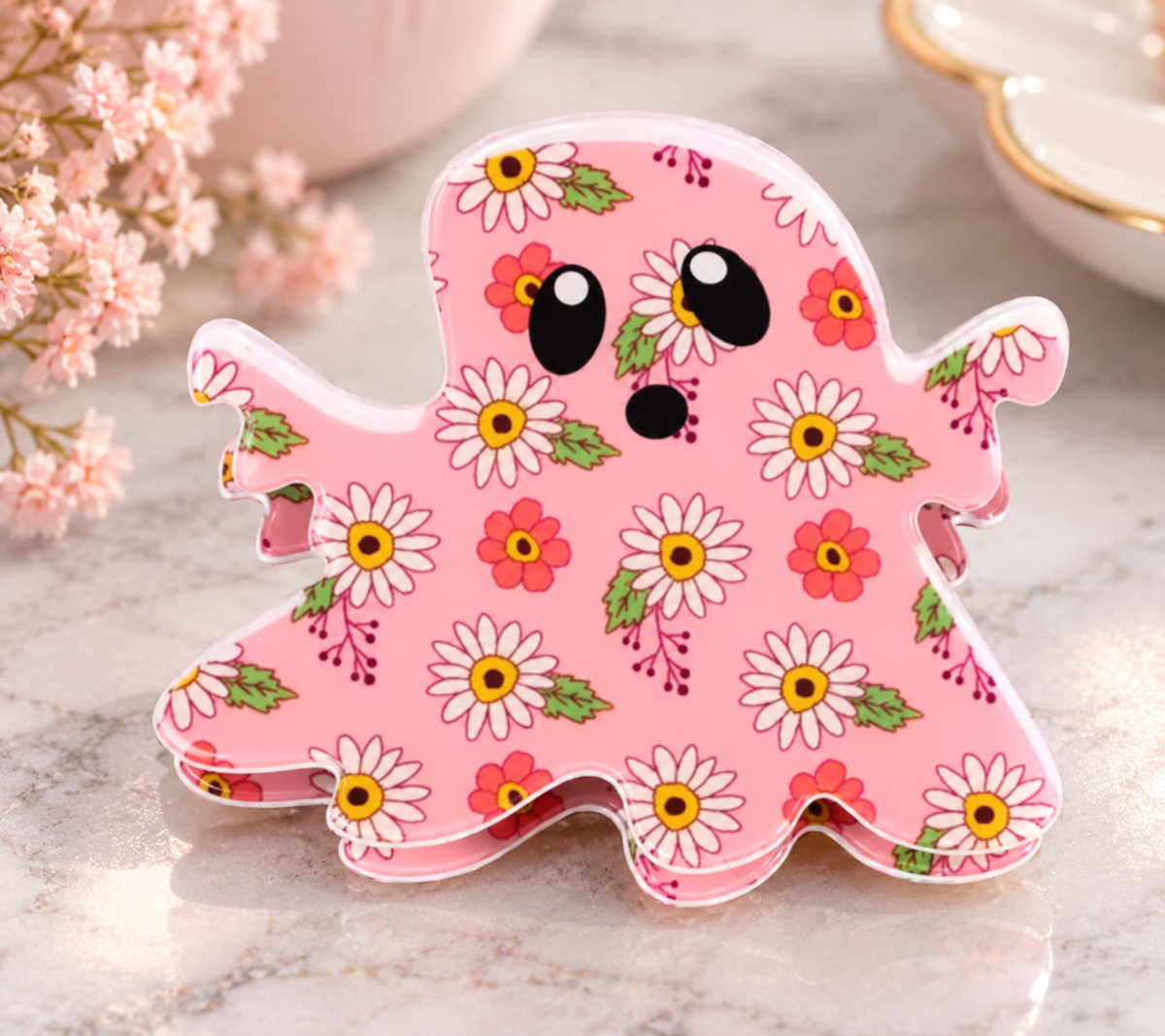 Hair Clip - Halloween Ghost
