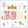 Fall Breeze (CjS-323) Steel Nail Art Layered Stamping Plate