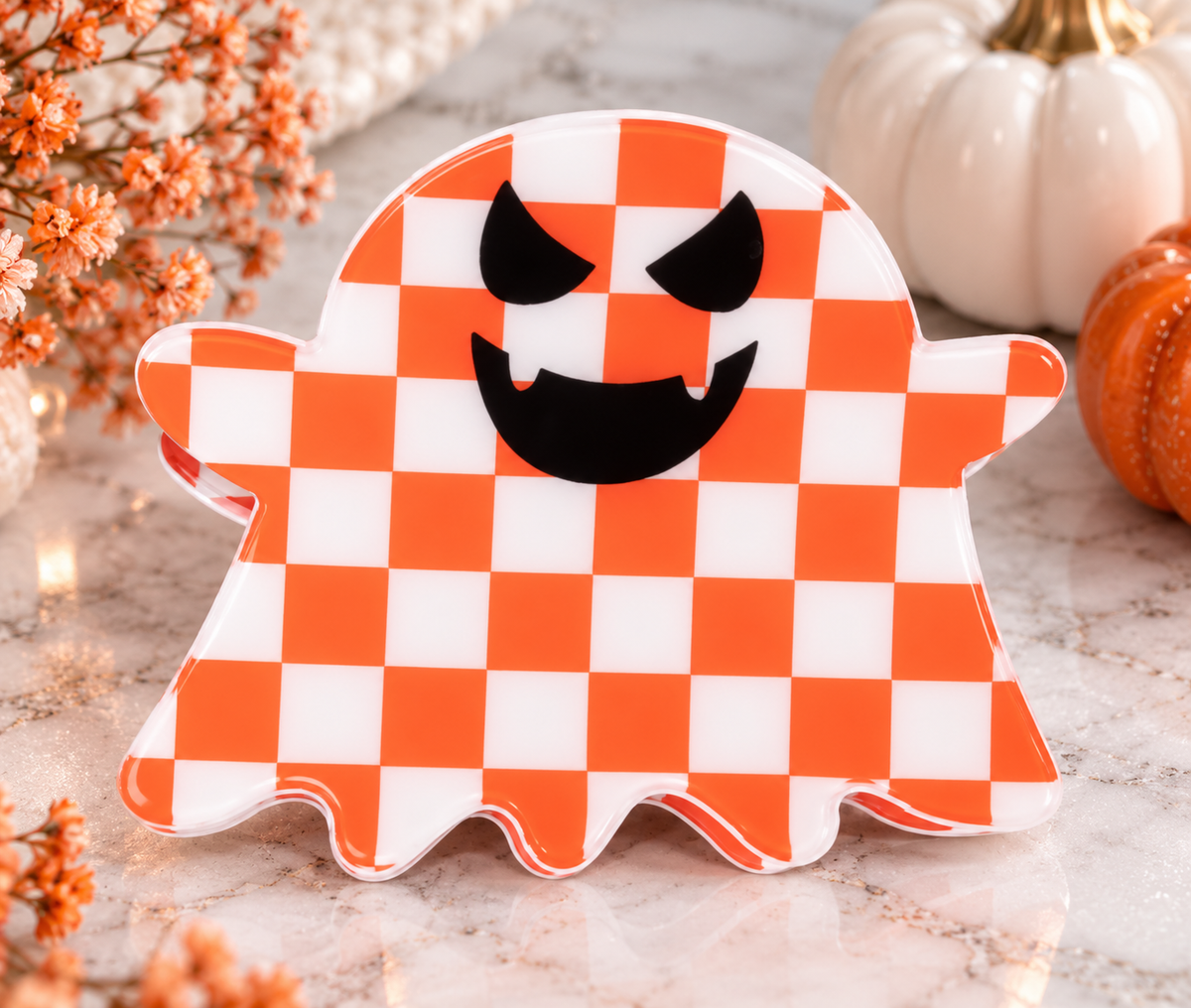 Hair Clip - Halloween Ghost