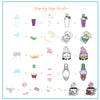 Abracadabra (CjSH-93) Steel Nail Art Layered Stamping Plate