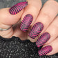 Low Light Lounge (CjS-398) Etched Nail Art Stamping Plate