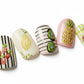 Cabana Stripes (CjS-388) Etched Nail Art Stamping Plate