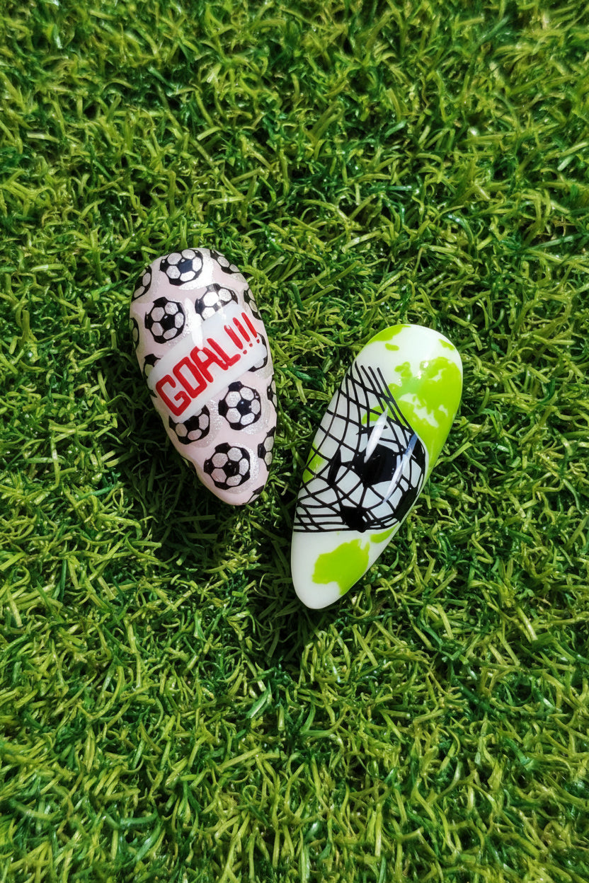 The Beautiful Game (CjS-408) Etched Nail Art Stamping Plate
