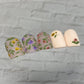 Petals in Pattern (CjS-409) Etched Nail Art Stamping Plate