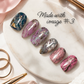 Marble Crush (CjS-405) Etched Nail Art Stamping Plate