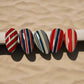 Cabana Stripes (CjS-388) Steel Nail Art Layered Stamping Plate