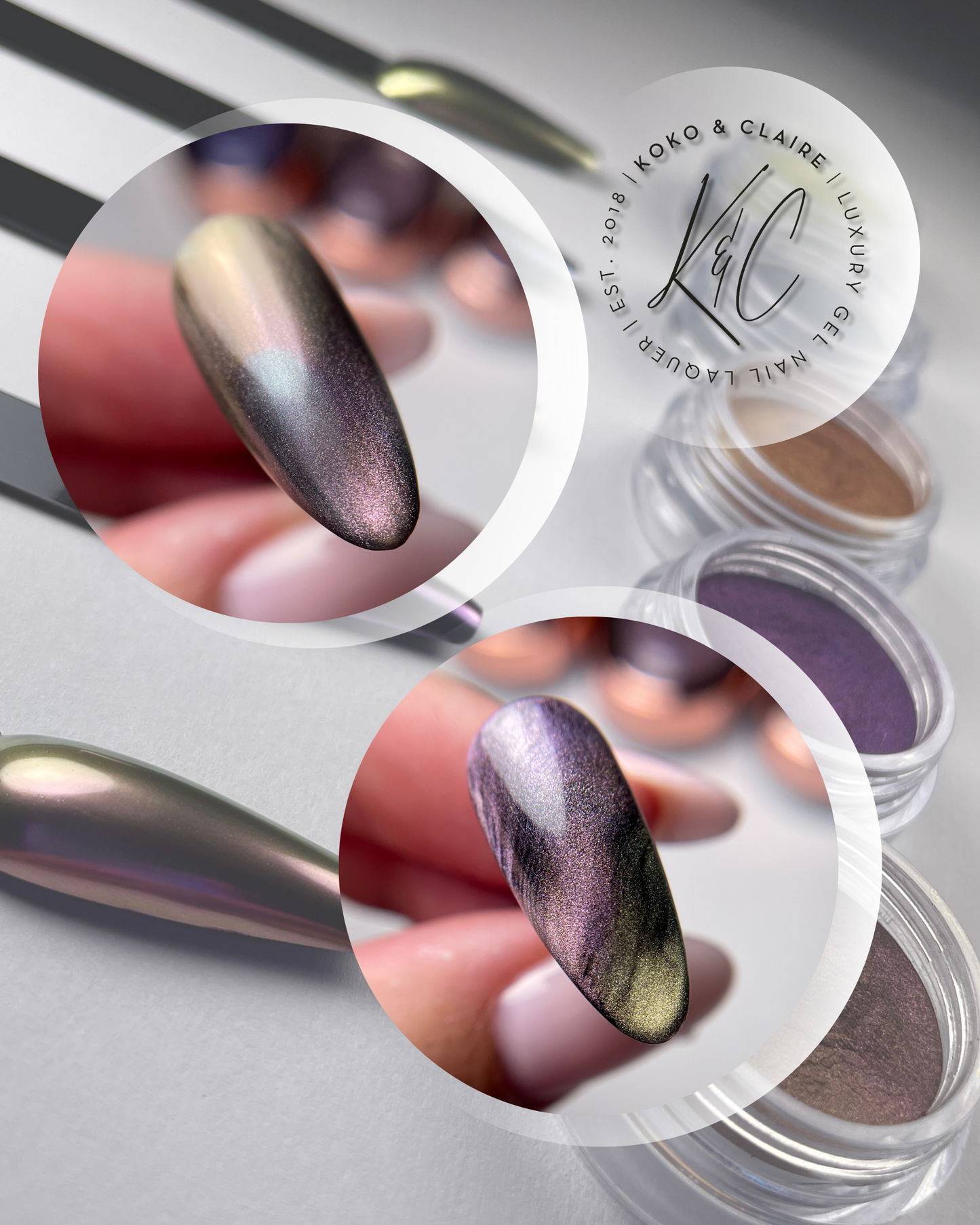 Koko & Claire Cat-Eye Chromes