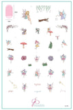 Mystical (CjS-294) Steel Nail Art Stamping Plate