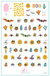 Patterned Halloween (CjSH-95) Steel Nail Art Layered Stamping Plate