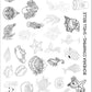 Shell Belle (BS-03) Steel Nail Art Stamping Plate
