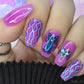 Doodle Love (CjS-127) Steel Layered Nail Art Stamping Plate