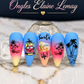 Surf's Up! - California (CjS-129) Etched Nail Art Stamping Plate