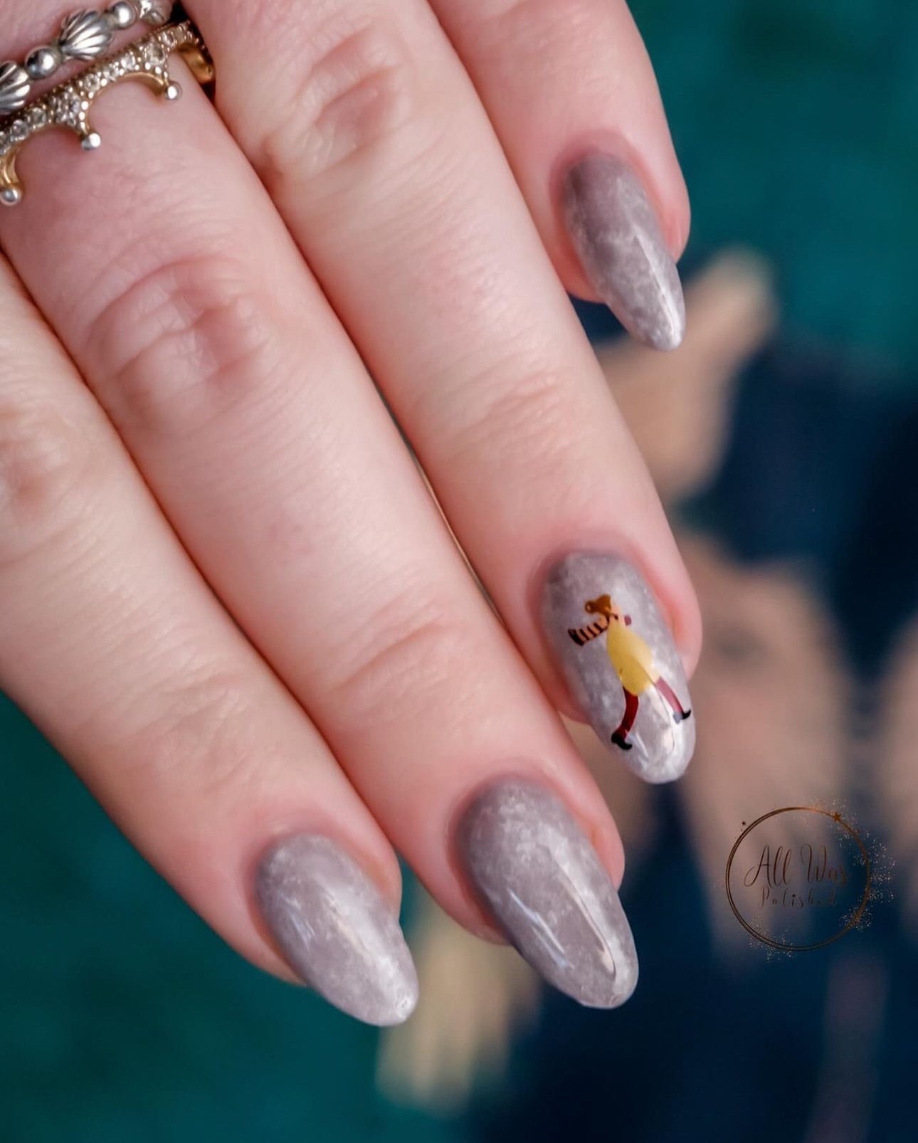 Whimsical Fall (CjS-137) Steel Layered Nail Art Stamping Plate