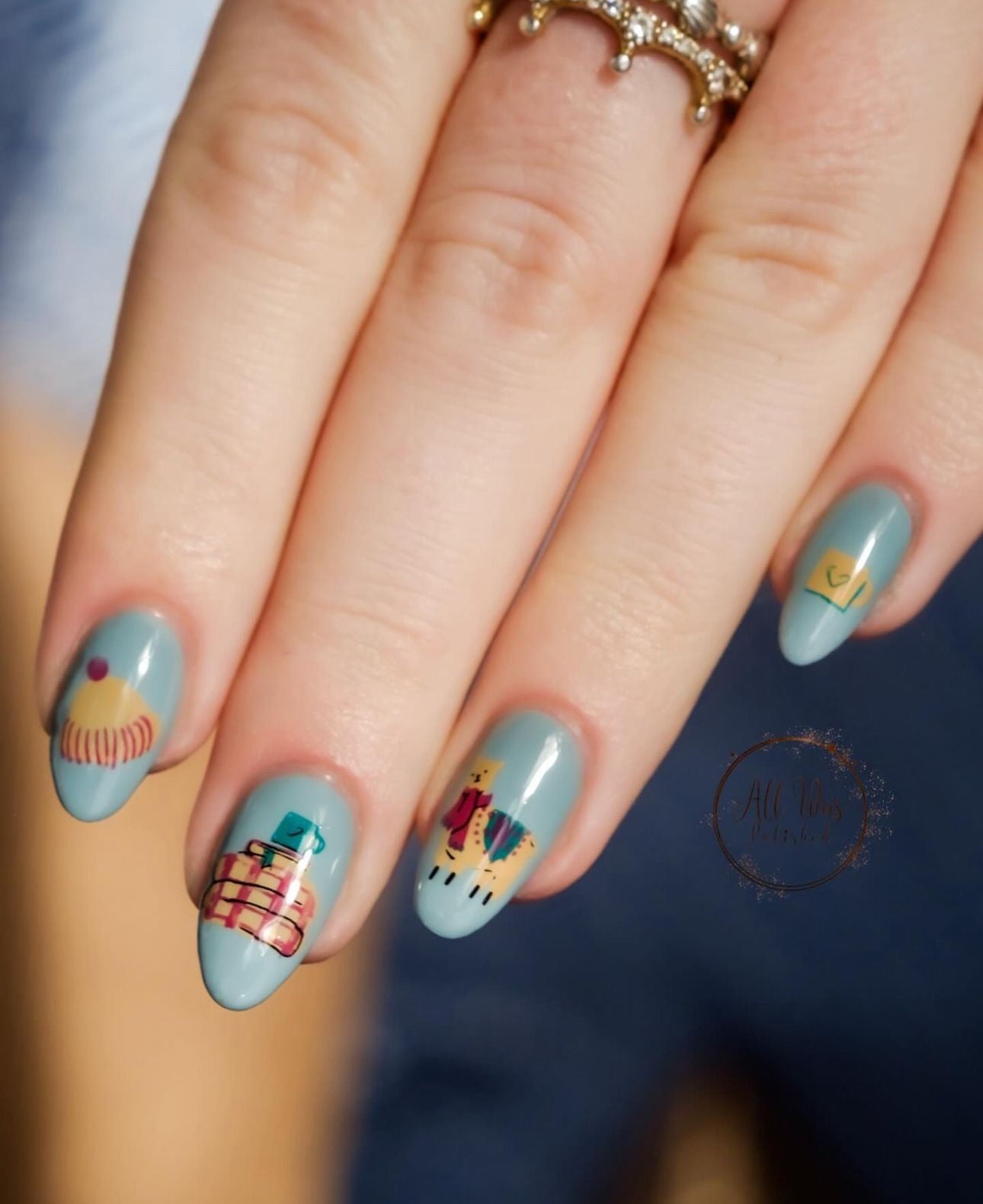 Autumn Acorns (CjS-148) Etched Nail Art Stamping Plate