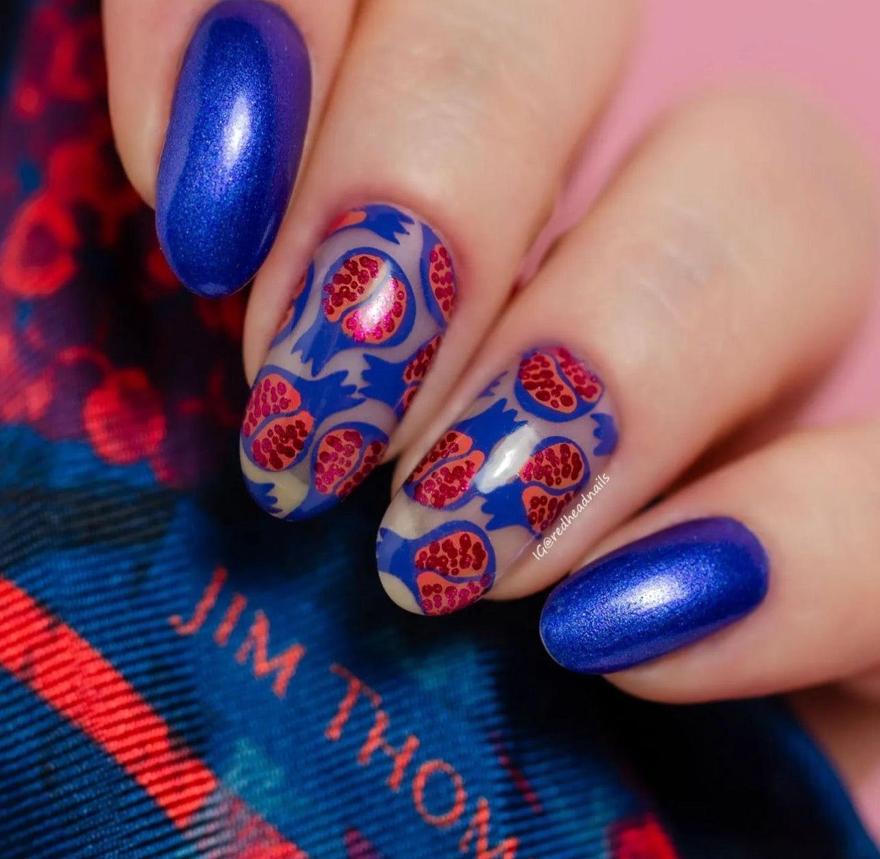 Mod Life Series - Just Picked (CjS-154) Steel Layered Nail Art Stamping Plate