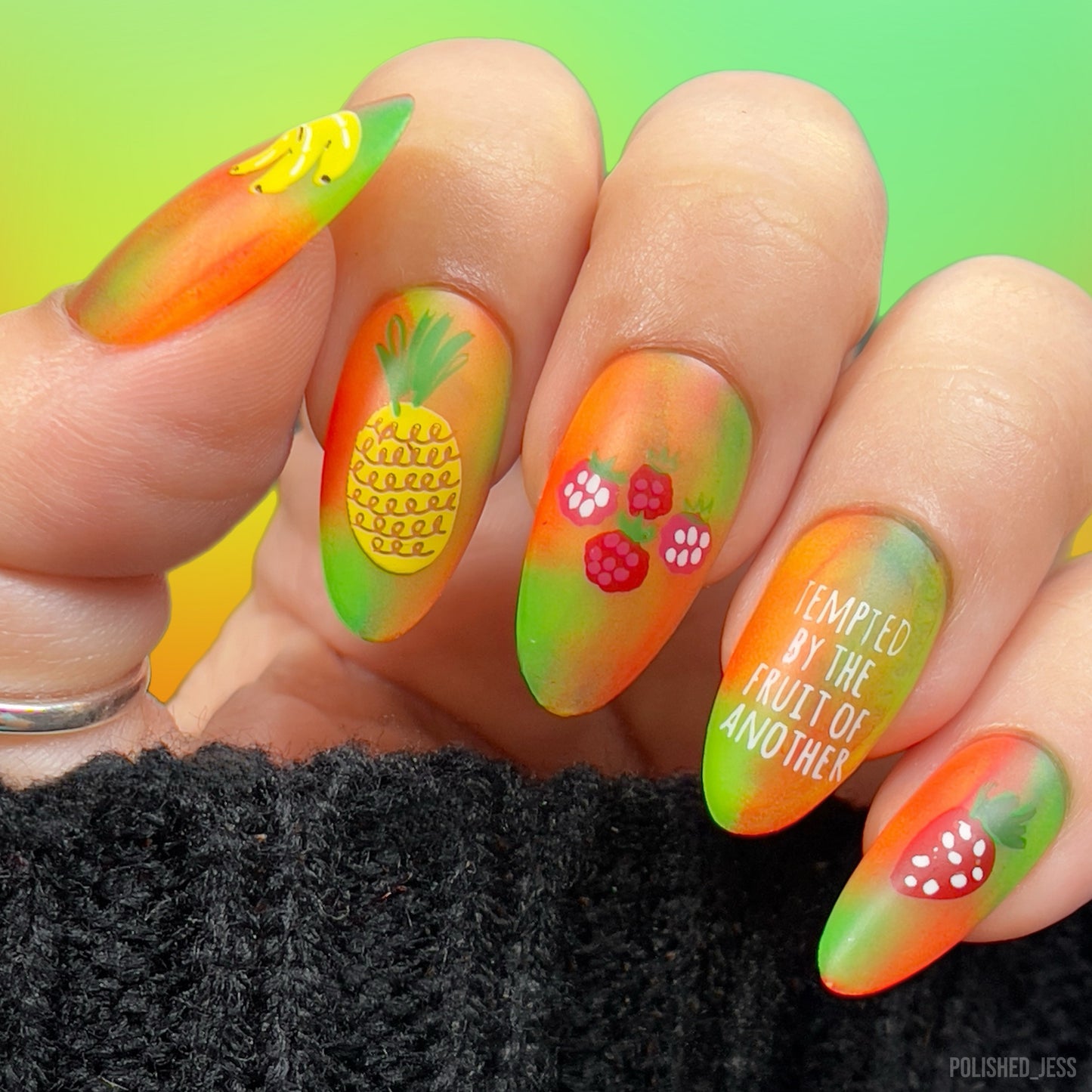 Mod Life Series - Just Picked (CjS-154) Steel Layered Nail Art Stamping Plate