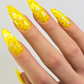Spring Daisy (CjS-194) Etched Nail Art Stamping Plate