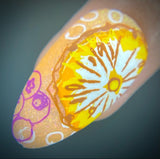 Fruit Cocktail Collection - Tropical Sensation (CjS-211) Steel Nail Art Stamping Plate